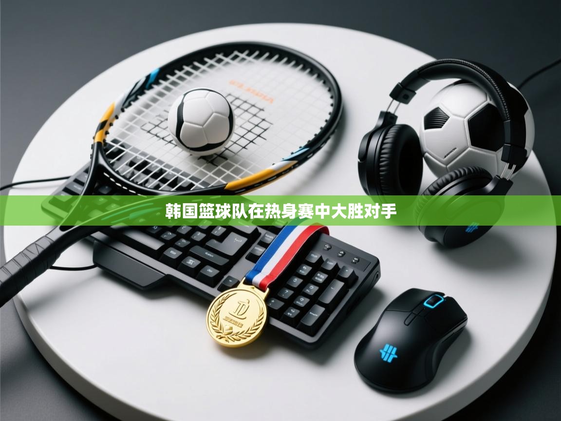 韩国篮球队在热身赛中大胜对手